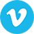 vimeo flat logo icon